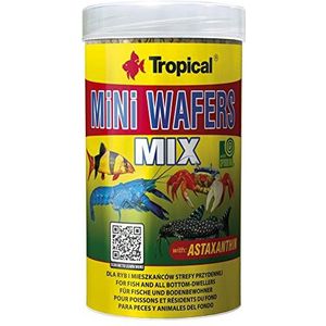 Tropical Mini Wafers Mix Mini-chips voor plantenetende siervissen 250 ml