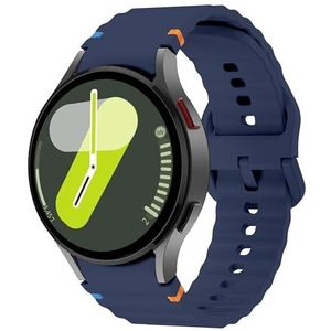 20 mm horlogeband compatibel met Samsung Galaxy Watch 7, Watch FE/6/5/4 40 mm 44 mm/Watch 6 Classic 47 mm/Watch 5 Pro, reservearmband van siliconen voor dames en heren, Siliconen, Geen edelsteen
