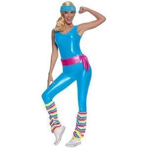 RUBIES Barbie 301506M Officieel Mattel kostuum voor dames, jumpsuit, leggings, riem en hoofdband, voor Kerstmis, carnaval, Halloween, vrijgezellenfeesten, verjaardagen