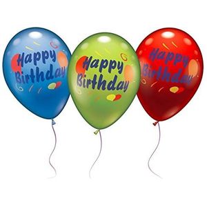 Karaloon 27,94 cm ballonnen met opschrift ""Happy Birthday