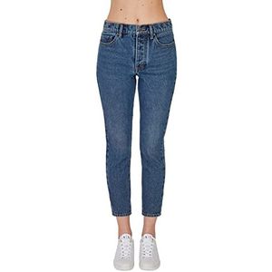 ARMANI EXCHANGE Denim, vijf zakken, gemiddelde taille, katoen, stijf, jeans voor dames, Indigo Denim