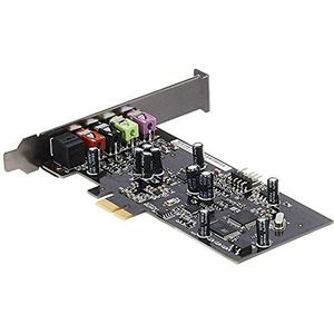 Asus Xonar SE 192 kHz/24-bit PCIe 5.1-kanaals gaming-geluidskaart met hoge resolutie 116dB SNR PCIe met Windows 10-compatibiliteit