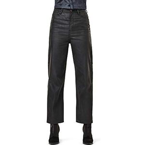 G-STAR RAW, Tedie Ultra High Straight Damesjeans, zwart (Waxed Black Cobler C526-a946)