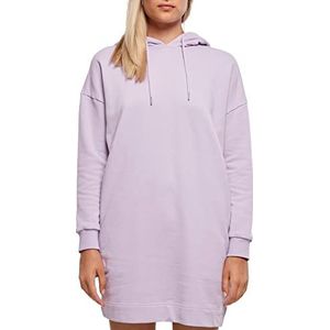 Urban Classics Oversized Organic Fabric Hoody jurk voor dames, Lila.