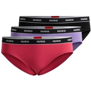 HUGO Triplet Brief Stripe Letter Dames, Open Miscellaneous962