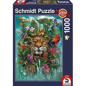 Schmidt Spiele 58960 Koning van de jungle, puzzel 1000 stukjes