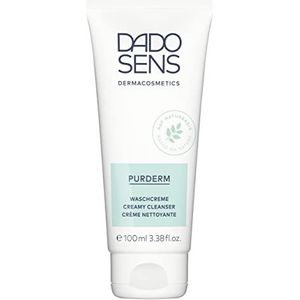 DADO SENS PURDERM Wascrème 100 ml - zachte diepe reiniging voor onzuivere huid van alle leeftijden - ook geschikt voor therapie bij acne en late acne - geschikt voor