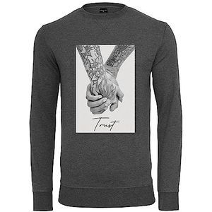 Mister Tee Trust 2.0 Crewneck pour homme, charcoal, XL