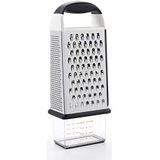 OXO Good Grips 4-zijdige rasp - keukenrasp met opvangbak - roestvrij staal