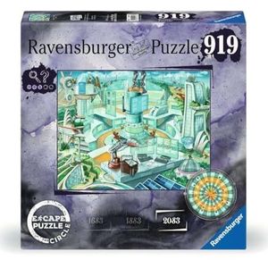 Ravensburger - Puzzel The Circle 2083, Escape Room, cases oplossen, puzzel 920 stukjes, puzzel voor volwassenen, puzzels, cadeaus voor volwassenen, 70 x 50 cm