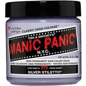 Manic Panic Silver Stiletto Classic Creme, Veganistisch, Zonder Wreedheid, Semi Permanente Haarverf 118ml
