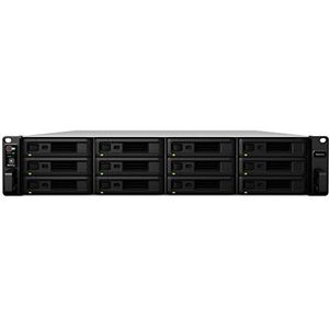 Synology RackStation RS3618XS - NAS-server - 12 sleuven - rackmonteerbaar - SATA 6Gb/s - RAID 0, 1, 5, 6, 10, JBOD, RAID F1 - 8 GB RAM - Gigabit Ethernet - iSCSI - 2U