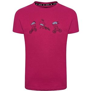 Dare 2b Go Beyond T-shirt voor jongens, Fuchsia