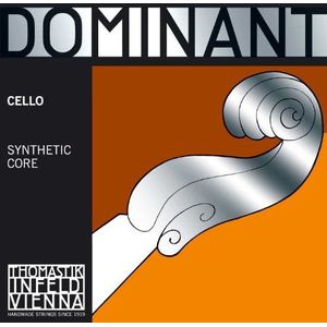 Thomastik Nylon enkele snaar voor Cello, 4/4, Dominant, verchroomde nylon kern