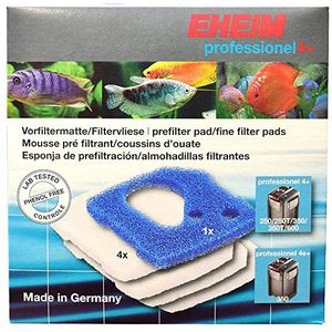 Eheim 2617710 Filtermat + Filtervlies Voor Prof 4+ (2271/73/75), Prof 4E+ (2274), Blauw/Wit