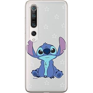 ERT GROUP Xiaomi MI 10 / MI 10 PRO Origineel en officieel gelicentieerd product Disney Stitch 006 perfect aangepast aan de vorm van de mobiele telefoon, gedeeltelijk transparant