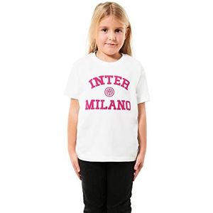 FC Internazionale Milano S.p.A. T-shirt voor meisjes en meisjes, Bianco, 12 jaar, Wit.