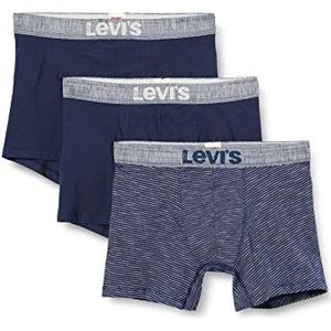 Levi's Set van 3 boxershorts voor heren van denim, Nasturtium