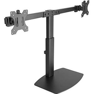 TooQ DB1727TN-B tafelhouder voor 2 monitoren/led-televisie (17-27 inch), zwart