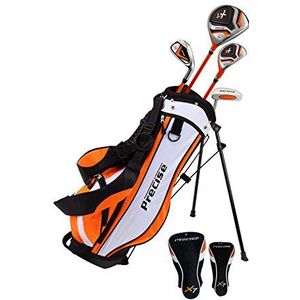 Golfclubs set voor linkshandigen voor kinderen van 3 tot 5 jaar (hoogte 90 cm - 90 cm), alleen voor linkshandigen, levering: bestuurder (38,1 cm), hybrid hout (22 inch), ijzer #7, putter, bonus tas en 2 hoofddeksels