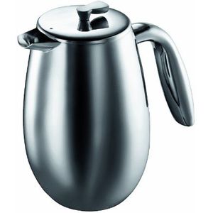 Bodum Columbia Koffiezetapparaat, dubbelwandig, roestvrij staal, vaatwasmachinebestendig, 0,35 liter, mat