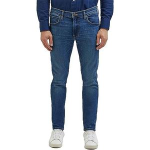 Lee LUKE Jeans voor heren, Wit Blauw