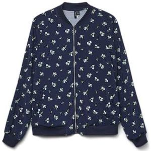 VERO MODA Vmcoco L/S Bomber AOP Ga WVN Noos voor dames, marineblauwe blazer, XS, marineblauw blazer, XS