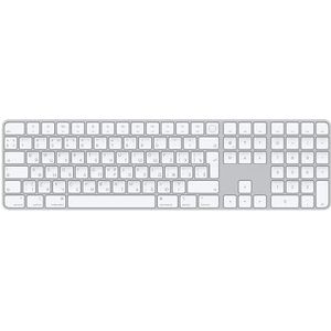 Apple Magic-toetsenbord met aanraak-ID en numeriek toetsenblok voor Macs met Apple Chip, Russisch, witte toetsen