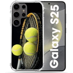Cokitec Coque Renforcée pour Samsung Galaxy S25 Sport Tennis Balls