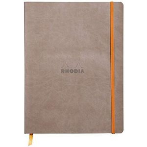 Rhodiarama Softback notitieboek, A5 gestippeld 190 x 250 mm Taupe