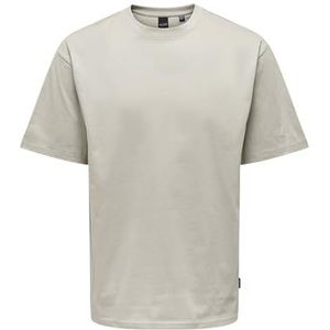 Only & Sons Onsfred Rlx Ss Tee Noos T-shirt heren (2 stuks), Zilverkleurige binnenvoering