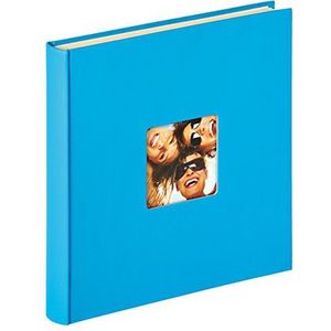 walther design fotoalbum oceaanblauw 33x34cm zelfklevend album met omslaguitsparing Fun SK-110-U