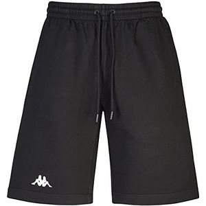 Kappa erix 222 Bandage Shorts voor heren, zwart/wit/zwart