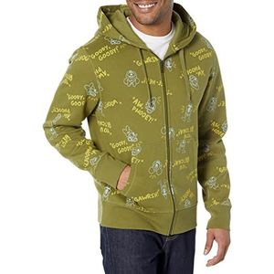 Amazon Essentials Disney | Marvel | Star Wars fleece hoodie met ritssluiting voor heren (verkrijgbaar in grote maten), Mickey en zijn vrienden, maat TP