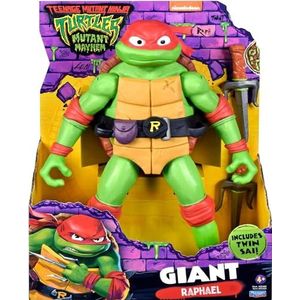 Teenage Mutant Ninja Turtles Mutant Mayhem reuzenfiguur Raphael 30,5 cm, ideaal cadeau voor jongens van 4 tot 7 jaar en TMNT-fans