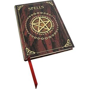 Nemesis Now Magische boek rood 17 cm, gecoat papier, houtvrij
