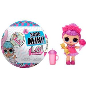 LOL Surprise Sooo Mini – willekeurige selectie – bevat 1 gelimiteerde verzamelpop, 8 verrassingen, LOL Surprise mini-ballen, ideaal cadeau voor kinderen vanaf 4 jaar