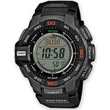 Casio Pro-Trek horloge 52 mm, LCD/Zwart, Sport