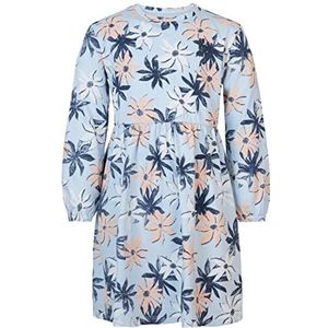 Noppies Girls Dress Pittsfield Long Sleeve All Over Print Robe décontractée Fille, Skyway - P518, 110