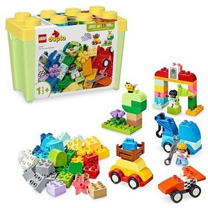 LEGO DUPLO Classic 10439 De doos met bouwstenen voor auto's en vrachtwagens, educatief spel voor jongens en meisjes vanaf 18 maanden