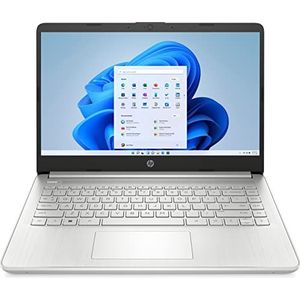 HP Laptop 14s-dq5001sf Laptop 14 inch HD (i3-1215U, 8 GB RAM, 256 GB SSD, AZERTY, Windows 11 Home in S-modus) natuurlijk zilver