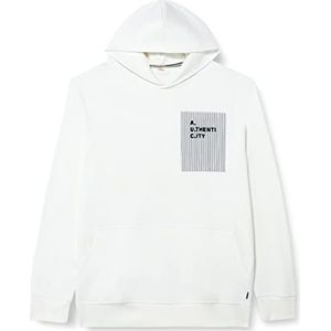 s.Oliver Big Size Sweat à capuche pour homme, Blanc, XXL