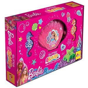 LISCIANI Barbie Glitter Sand Shell Combo-350 g glanzend magisch zand met verschillende creatieve spelletjes voor meisjes vanaf 3 jaar, kleur niet van toepassing (91942)