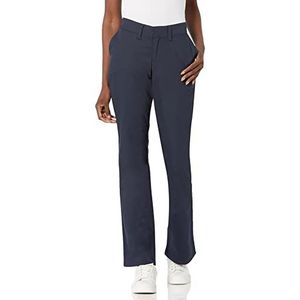 Dickies Flat Front Stretch Twill Pant Slim Fit coupe Bootcut Kaki, marine foncée, 40 court, Marine noire, 42 taille courte