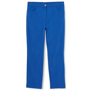 Samoon Pantalon Betty pour femme, Bleu cobalt, 50