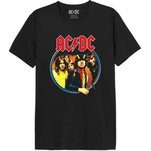 AC/DC Meacdcrts030 T-shirt voor heren (1 stuk), zwart.