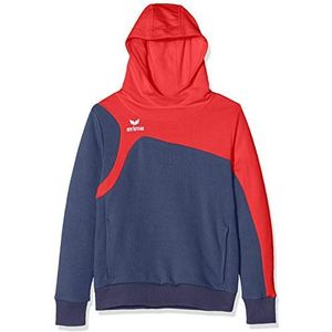 Erima Unisex kinderhoodie Club 1900 2.0, Navy/Rood