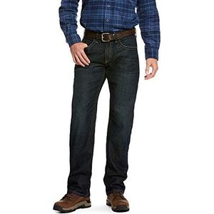 ARIAT Mns Rebar M5 Drstr Edg Stk Stk Strt Jn Cblt Herenjeans, Kobalt