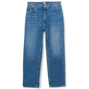 BOSS Straight Crop 4.0 jeansbroek, krachtig blauw, W25 dames, Blauw