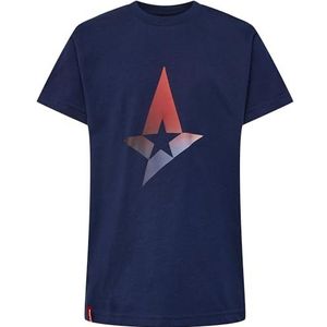 hummel Ast Big Star Marine Tee S/S Kids Uniseks T-shirt voor kinderen
